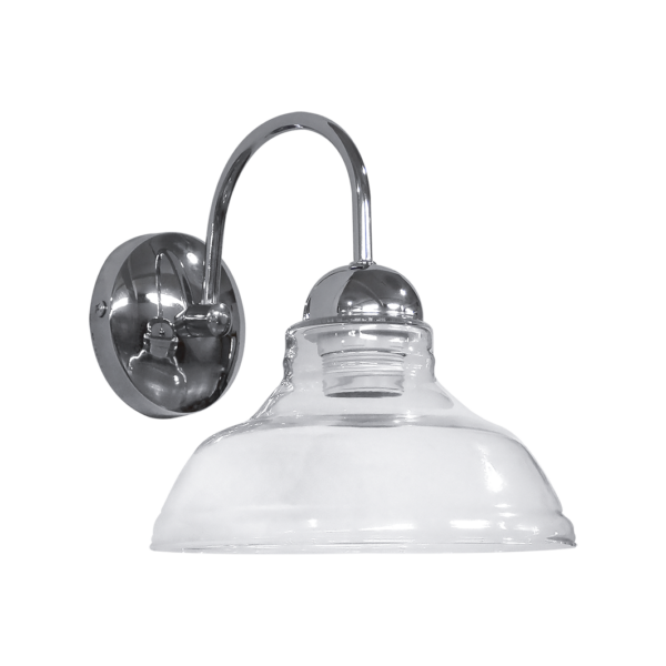 Φωτιστικό τοίχου GL-5060AP Νίκελ Φ20 Heronia – 02-0245