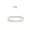 InLight Κρεμαστό φωτιστικό LED 68W 3CCT (by switch on base) σε λευκή απόχρωση D:60cm (6073-60-WH)