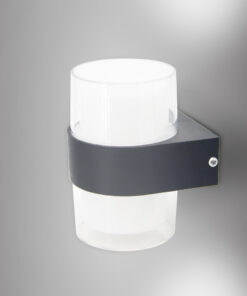 InLight Athabasca LED 8W 3000K Outdoor Wall Lamp Anthracite D:10,5cmx13,5cm (80203241)