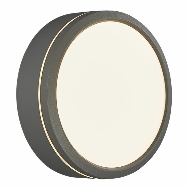 Nordlux Ava Smart Φωτιστικό Οροφής  Γκρι  IP54 LED 9.5W 2700K Dimmable –  2019016010