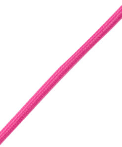 GloboStar® CABLITO 61552 Μοντέρνο Κρεμαστό Φωτιστικό Οροφής Μονόφωτο 1 x E27 Φούξια Σιλικόνης Ανάρτηση με Υφασμάτινο Καλώδιο Φ4 x Υ110cm