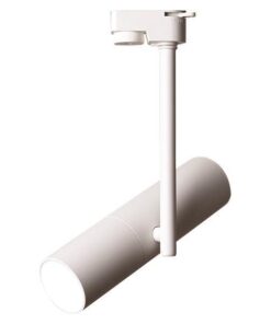 ΣΠΟΤ ΡΑΓΑΣ 2 ΓΡΑΜΜΩΝ GU10 Φ53x200mm ΛΕΥΚΟ EUROLAMP – 145-59075
