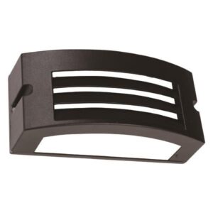 ΑΠΛΙΚΑ ΤΟΙΧΟΥ LM04 ΟΒΑΛ E27 MAX 10W LED 220x99x100 IP54 ΜΑΥΡΗ PRO EUROLAMP – 145-20234