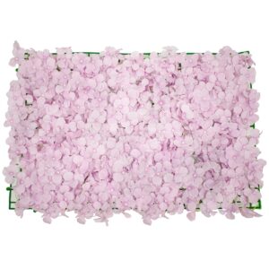 GloboStar® 78320 Συνθετικό Πάνελ Φυλλωσιάς – Κάθετος Κήπος Ορτανσία Λιλά Μ60 x Υ40 x Π5cm