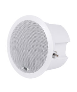 GloboStar® FDB C600T 98012 Facilities Speaker – Παθητικό Ηχείο Εγκαταστάσεων Χωνευτό Οροφής με Μετασχηματιστή 100V & 8Ω – 40W RMS (80W Peak) – 1 x 6″ Inches LF & 1 x 1″ Inches HF – IP20 – Λευκό – Φ24 x Υ15.3cm