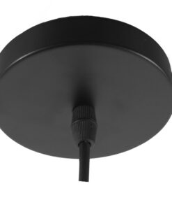 GloboStar® COLLINS 01170 Vintage Κρεμαστό Φωτιστικό Οροφής Μονόφωτο 1 x E27 Γυάλινο Καμπάνα Φ18 x Y25cm