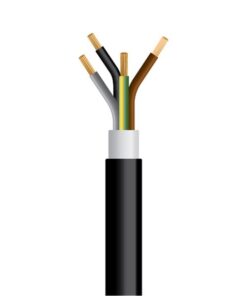 ΚΑΛΩΔΙΟ NYY J1VV-U 4X1.5mm² ΜΑΥΡΟ (100m/roll) EUROLAMP – 150-13725