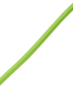 GloboStar® CABLITO 61557 Μοντέρνο Κρεμαστό Φωτιστικό Οροφής Μονόφωτο 1 x E27 Πράσινο Λαχανί Σιλικόνης Ανάρτηση με Υφασμάτινο Καλώδιο Φ4 x Υ110cm