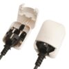 ΑΝΤΑΠΤΟΡΑΣ ΑΠΟ UK ΣΕ SCHUKO 13Α ΛΕΥΚΟΣ EUROLAMP – 147-09108
