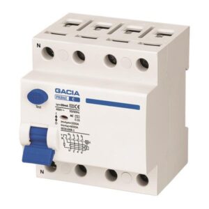 ΡΕΛΕ ΔΙΑΡΡΟΗΣ 4Χ32Α 6KA 30mA GACIA TYPE A EUROLAMP – 500-37511