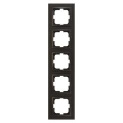 ΠΛΑΙΣΙΟ 5 ΘΕΣΕΩΝ ΜΑΥΡΟ EUROLAMP – 152-10384