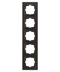 ΠΛΑΙΣΙΟ 5 ΘΕΣΕΩΝ ΜΑΥΡΟ EUROLAMP – 152-10384