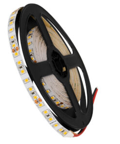 GloboStar® 70232 Ταινία LED SMD 2835 5m 8W/m 120LED/m 1232 lm/m 120° DC 24V IP20 Θερμό Λευκό 3000K – 5 Χρόνια Εγγύηση