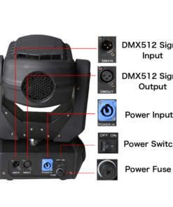 Επαγγελματική Κινούμενη Ρομποτική Κεφαλή TORNADO Super Beam CREE Prism LED 120W 230V 2° DMX512 RGBW GloboStar 51113