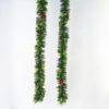 ΤΡΕΣΑ ΜΕ ΦΥΛΛΑ ΚΑΙ BERRIES 2m x 9cm, ΦΥΣΙΚΟ ΠΡΑΣΙΝΟ ΧΡΩΜΑ EUROLAMP – 600-30343