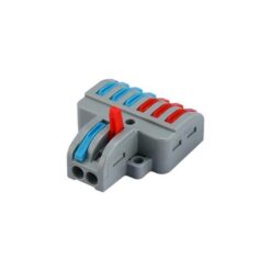 ΚΛΕΜΜΑ ΑΝΤΑΠΤΟΡΑΣ ΔΙΠΟΛΙΚΗ 2/6 ΘΕΣΕΩΝ 0,20-2,5mm 32Α 250V EUROLAMP – 147-11067