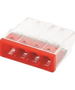 ΚΛΕΜΜΑ PCT-204 4 ΘΕΣΕΩΝ ΜΕ ΥΠΟΔΟΧΗ 0,50-2,5mm 24Α 400V EUROLAMP 147-11045