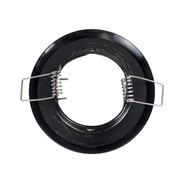 GloboStar® DELTA 77813 Χωνευτό Στρόγγυλο Σποτ Οροφής για Λάμπα MR16 με Βάση GU5.3 ή GU10 – IP20 – Μεταλλικό – Φ83 x Υ31mm – Μπρούτζινο – 5 Χρόνια Εγγύηση