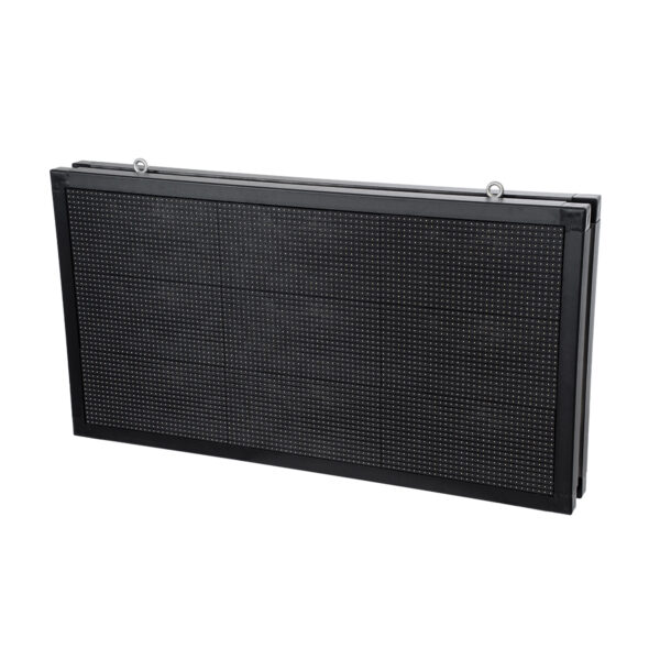 GloboStar® DISPLAY 90299 LED Scrolling Display 96x48cm - Κυλιόμενη Ψηφιακή Πινακίδα / Επιγραφή Διπλής Όψης P10 LED SMD AC 220-240V - Λειτουργία μέσω Wi-Fi με Εφαρμογή APP - Αισθήτηρας Θερμοκρασίας και Υγρασίας - Αδιάβροχο IP65 - Μ102 x Π11 x Υ54.5cm - RGB - 1 Χρόνο Εγγύηση