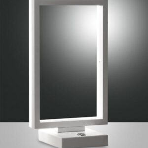 Επιτραπέζιο Φωτιστικό   Fabas Luce Bard LED 15W  Λευκό Με Dimmer  1720lm Θερμό 3000K – 3394-30-102