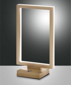 Επιτραπέζιο Φωτιστικό   Fabas Luce Bard LED 15W  Χρυσό Ματ Με Dimmer  1720lm Θερμό 3000K – 3394-30-225