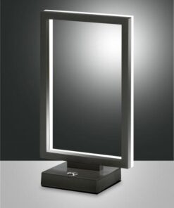 Επιτραπέζιο Φωτιστικό   Fabas Luce Bard LED 15W  Ανθρακί Με Dimmer  1720lm Θερμό 3000K – 3394-30-282