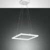 Κρεμαστό Φωτιστικό   Fabas Luce Bard LED 39W  Λευκό Dimmable  3880lm Θερμό 3000K – 3394-40-102