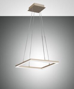 Κρεμαστό Φωτιστικό   Fabas Luce Bard LED 39W  Χρυσό Ματ Dimmable  3880lm Θερμό 3000K – 3394-40-225