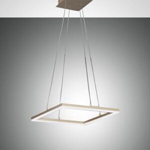 Κρεμαστό Φωτιστικό   Fabas Luce Bard LED 39W  Χρυσό Ματ Dimmable  3880lm Θερμό 3000K – 3394-40-225