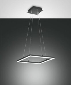 Κρεμαστό Φωτιστικό   Fabas Luce Bard LED 39W  Ανθρακί Dimmable  3880lm Θερμό 3000K – 3394-40-282