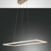 Κρεμαστό Φωτιστικό   Fabas Luce Bard LED 52W  Χρυσό Ματ Dimmable  5180lm Θερμό 3000K – 3394-45-225