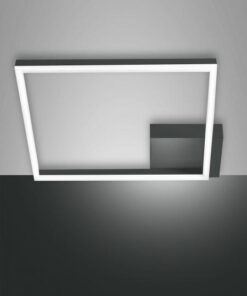 Φωτιστικό Οροφής  Fabas Luce Bard LED 39W  Ανθρακί Dimmable  3880lm Θερμό 3000K – 3394-61-282