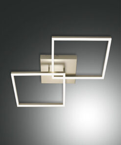 Φωτιστικό Οροφής  Fabas Luce Bard LED 52W  Χρυσό Ματ Dimmable  5180lm Θερμό 3000K – 3394-65-225