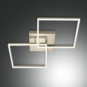 Φωτιστικό Οροφής  Fabas Luce Bard LED 52W  Χρυσό Ματ Dimmable  5180lm Θερμό 3000K – 3394-65-225