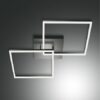 Φωτιστικό Οροφής  Fabas Luce Bard LED 52W  Ανθρακί Dimmable  5180lm Θερμό 3000K – 3394-65-282