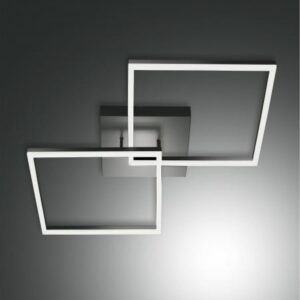 Φωτιστικό Οροφής  Fabas Luce Bard LED 52W  Ανθρακί Dimmable  5180lm Θερμό 3000K – 3394-65-282