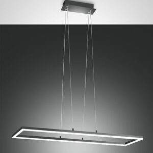 Κρεμαστό Φωτιστικό   Fabas Luce Bard LED 52W  Ανθρακί Dimmable  5400lm Φυσικό – 3394-43-282