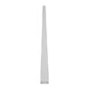 GloboStar® SURFACE-PROFILE 70809-1M Προφίλ Αλουμινίου – Βάση & Ψύκτρα Ταινίας LED με Λευκό Γαλακτερό Κάλυμμα – Επιφανειακή Χρήση – Πατητό Κάλυμμα – Ασημί – 1 Μέτρο – Μ100 x Π2.4 x Υ1.1cm