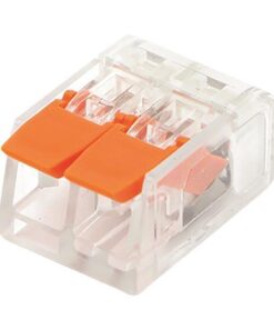 ΚΛΕΜΜΑ PCT-412 2 ΘΕΣΕΩΝ ΜΕ ΥΠΟΔΟΧΗ 0,20-4mm 32Α 400V EUROLAMP 147-11040