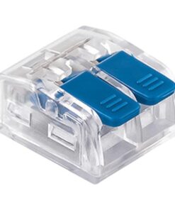 ΚΛΕΜΜΑ SL-412 2 ΘΕΣΕΩΝ ΜΕ ΥΠΟΔΟΧΗ 0,20-4mm 32Α 400V ΜΠΛΕ EUROLAMP – 147-11060