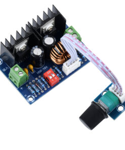 GloboStar® 73115 Ρυθμιστής Τάσης – Voltage Regulator DC Converter Module – Input DC4-40V / Output DC1.25-36V Max Load 8A με Καλώδιο Προέκτασης Ποτενσιόμετρου Μ6 x Π4.5 x Υ2.5cm