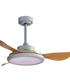 ΑΝΕΜΙΣΤΗΡΑΣ ΟΡΟΦΗΣ ΓΚΡΙ ΚΑΙ ΞΥΛΟ ΜΕ LED ΦΩΣ ΚΑΙ ΚΟΝΤΡΟΛ Φ107 DC 35W EUROLAMP – 300-25038