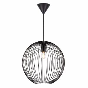Nordlux Beroni 35 Κρεμαστό Μαύρο E27  Μεταλλικό –  2213303003