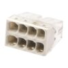 ΚΛΕΜΜΑ PCT-208 8 ΘΕΣΕΩΝ ΜΕ ΥΠΟΔΟΧΗ 0,50-2,5mm 24Α 400V EUROLAMP 147-11047