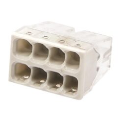 ΚΛΕΜΜΑ PCT-208 8 ΘΕΣΕΩΝ ΜΕ ΥΠΟΔΟΧΗ 0,50-2,5mm 24Α 400V EUROLAMP 147-11047