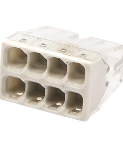 ΚΛΕΜΜΑ PCT-208 8 ΘΕΣΕΩΝ ΜΕ ΥΠΟΔΟΧΗ 0,50-2,5mm 24Α 400V EUROLAMP 147-11047