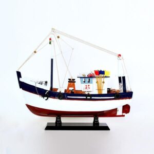 ΚΑΡΑΒΙ, ΜΠΛΕ-ΛΕΥΚΟ-ΚΟΚΚΙΝΟ, 45x14x39cm EUROLAMP – 600-44998