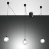 Κρεμαστό Φωτιστικό   Fabas Luce Blog LED  15W  Μαύρο Dimmable  1510lm Θερμό 3000K – 3472-47-101