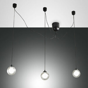 Κρεμαστό Φωτιστικό   Fabas Luce Blog LED  15W  Μαύρο Dimmable  1510lm Θερμό 3000K – 3472-47-101
