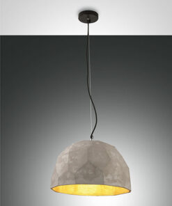 Κρεμαστό Φωτιστικό   Fabas Luce Bloom E27 Γκρι     – 3616-40-131